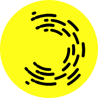 Logo jaune arc de l'innovation