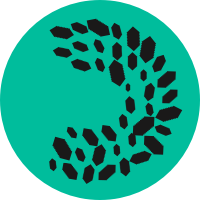 Logo vert de l'arc de l'innovation